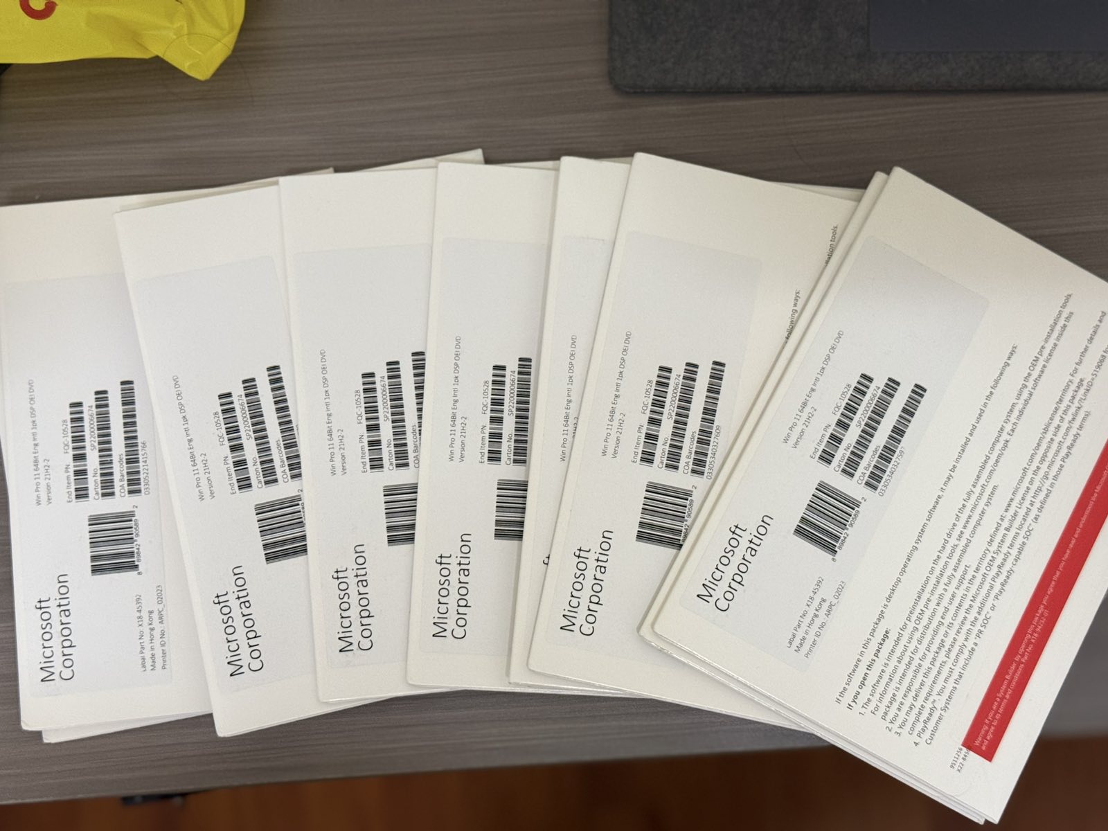 Microsoft License 3